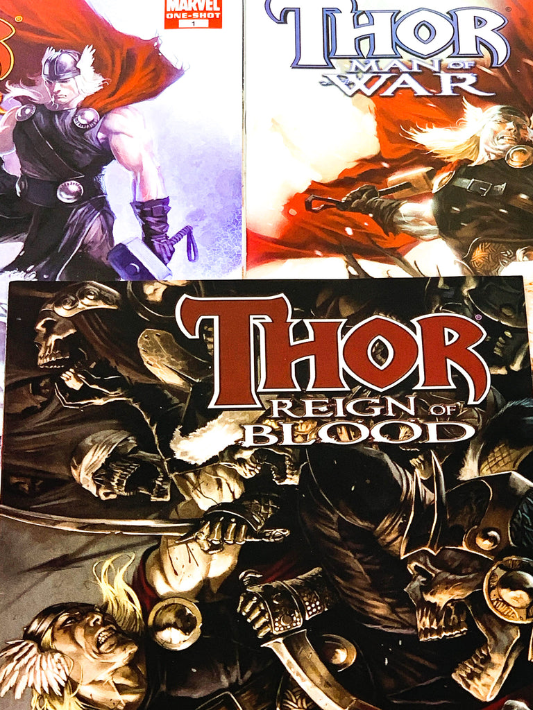 HUNDRED WORD HIT #90 - THOR - AGES OF THUNDER/REIGN OF BLOOD/MAN OF WAR #1
