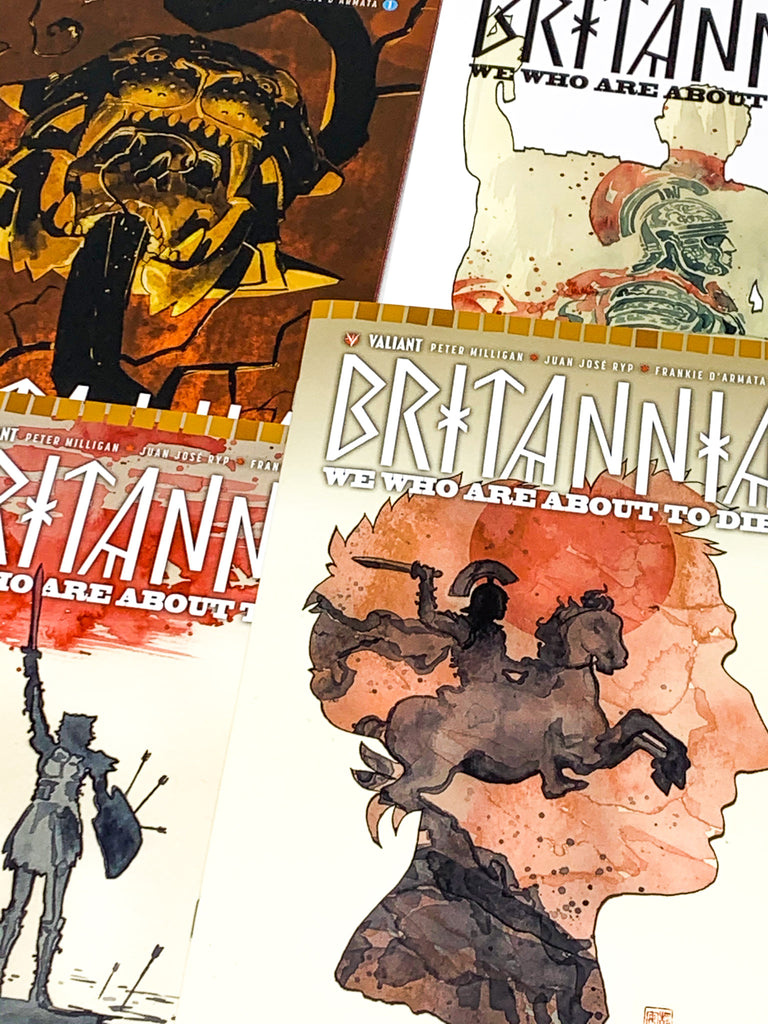HUNDRED WORD HIT #55 - BRITANNIA: WE WHO ARE ABOUT TO DIE #1-4