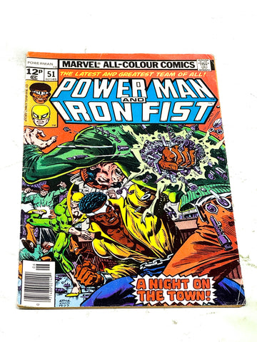 POWER MAN & IRON FIST #51. VG CONDITION.