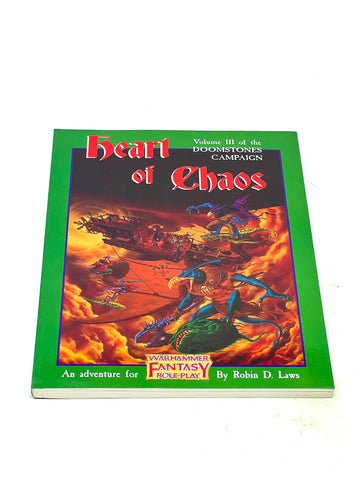 WFRP DOOMSTONES BOOK 3 - HEART OF CHAOS. NM CONDITION.