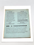 THE BEHOLDER FANZINE #1. FN- CONDITION.