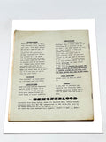 THE BEHOLDER FANZINE #2. FN- CONDITION.