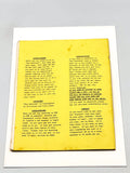 THE BEHOLDER FANZINE #4. FN+ CONDITION.