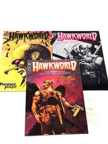 HAWKWORLD #1-3. COMPLETE SET!