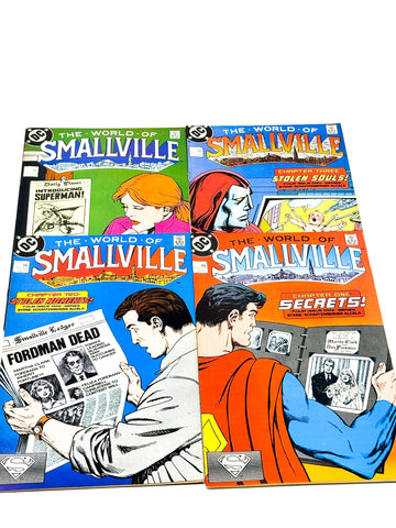 WORLD OF SMALLVILLE #1-4. COMPLETE SET!