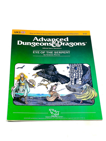 AD&D UK5 - EYE OF THE SERPENT.  VG+ CONDITION.