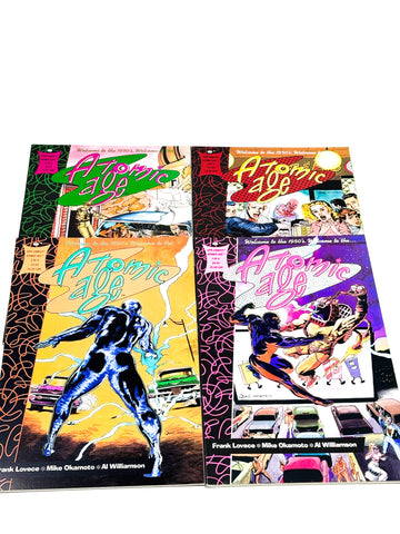 ATOMIC AGE #1-4. COMPLETE SET!