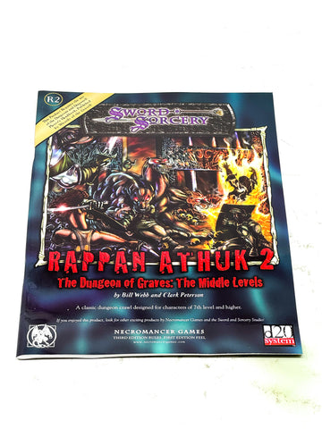 D20 SYSTEM - RAPPAN ATHUK 2: THE MIDDLE LEVELS. VFN- CONDITION.
