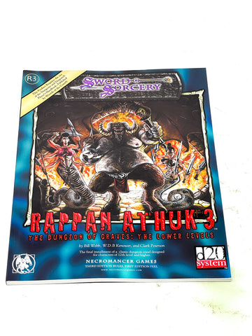 D20 SYSTEM - RAPPAN ATHUK 3: THE LOWER LEVELS. NM- CONDITION.