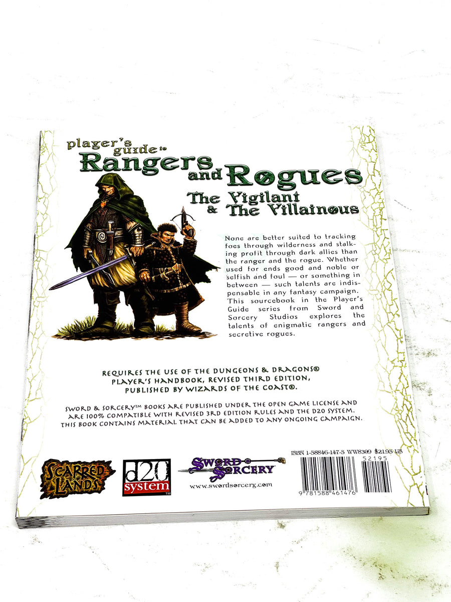 D20 SYSTEM - PLAYERS GUIDE TO RANGERS & ROGUES. NM- CONDITION. – The ...