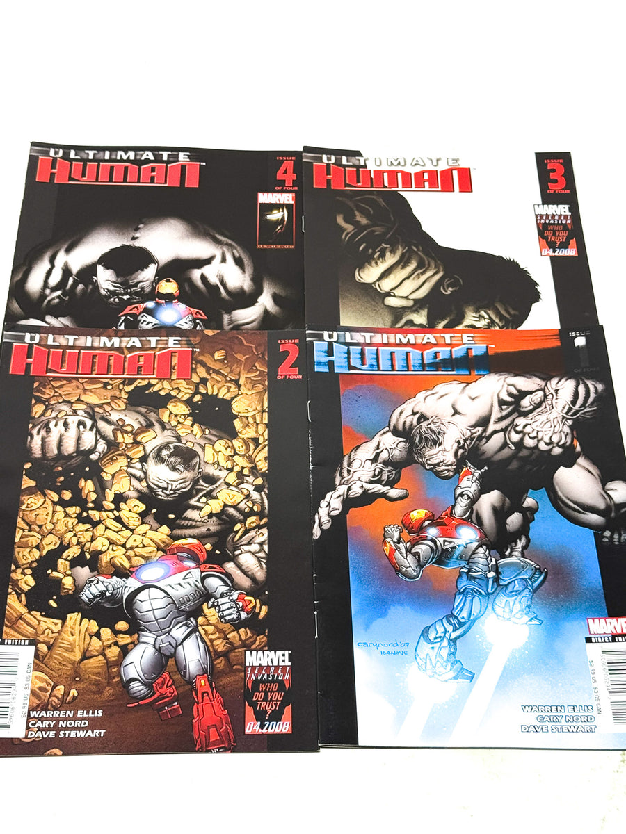 ULTIMATE HUMAN #1-4. COMPLETE SET! – The Unreality Store