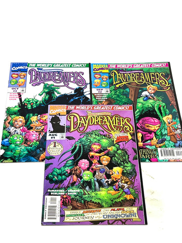 DAYDREAMERS #1-3. COMPLETE SET!