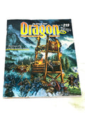 DRAGON MAGAZINE #219. FN- CONDITION.