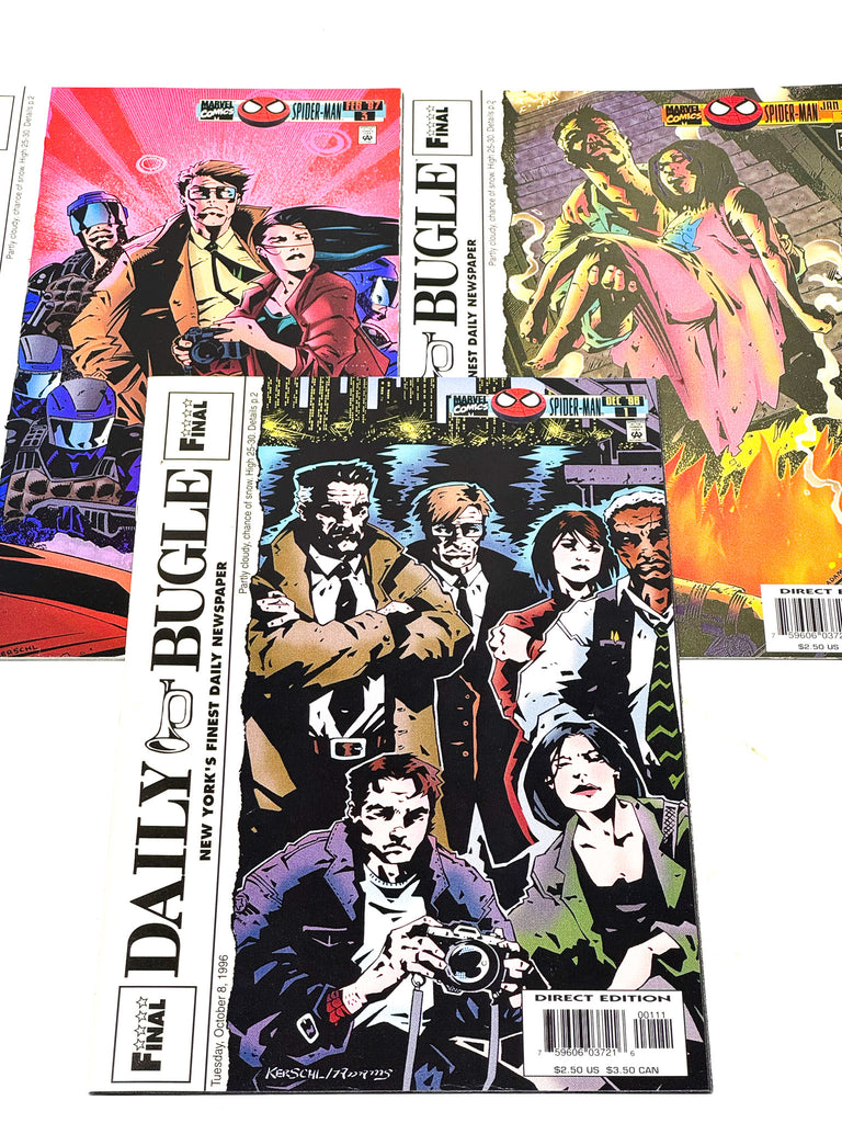 Daily Bugle Graphics DAILY BUGLE #1-3. COMPLETE SET! – The Unreality Store