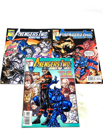 AVENGERS TWO - WONDER MAN & BEAST #1-3. COMPLETE SET!