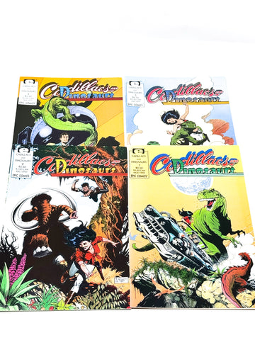 CADILLACS & DINOSAURS #1-4. COMPLETE SET!