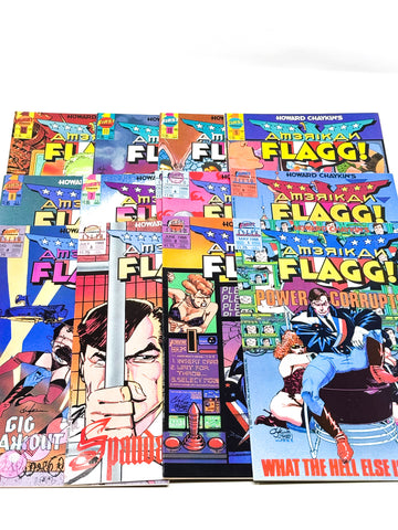 AMERICAN FLAGG VOL.2 #1-12. COMPLETE SET!