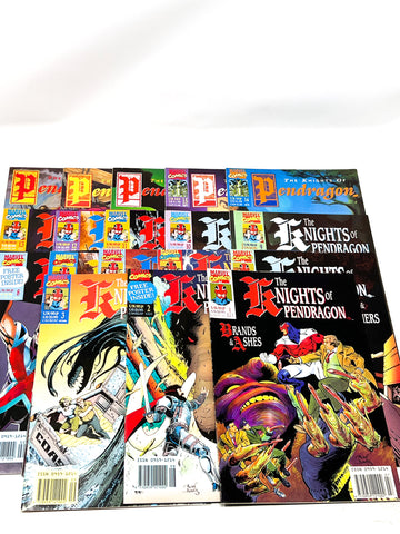 KNIGHTS OF PENDRAGON #1-18. COMPLETE SET!