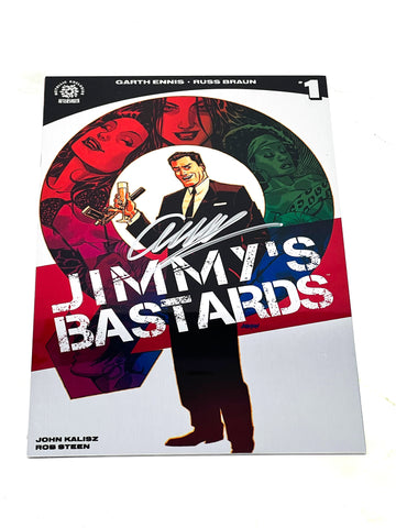 JIMMY'S BASTARDS #1. METALLIC EXCLUSIVE. SIGNED. NM CONDITION