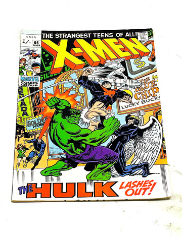 UNCANNY X-MEN #66. DOUBLE COVER. FN+ CONDITION