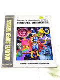 MSH RPG - MU7: MARVEL UNIVERSE 1991 CHARACTER UPDATE. FN CONDITION.