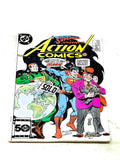 ACTION COMICS #573. VG+ CONDITION.