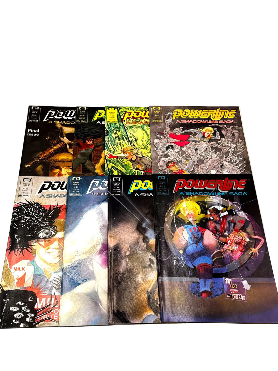 POWERLINE #1-8. COMPLETE SET! – The Unreality Store