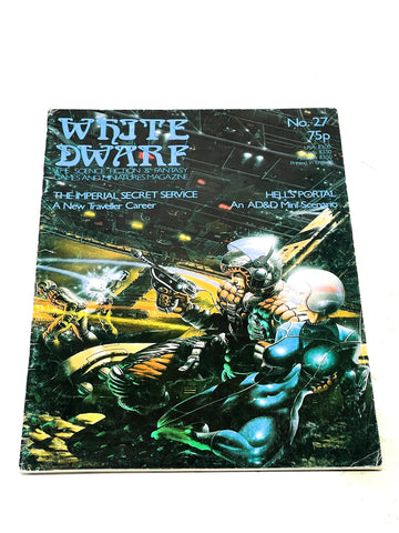 WHITE DWARF #27. VG- CONDITION.