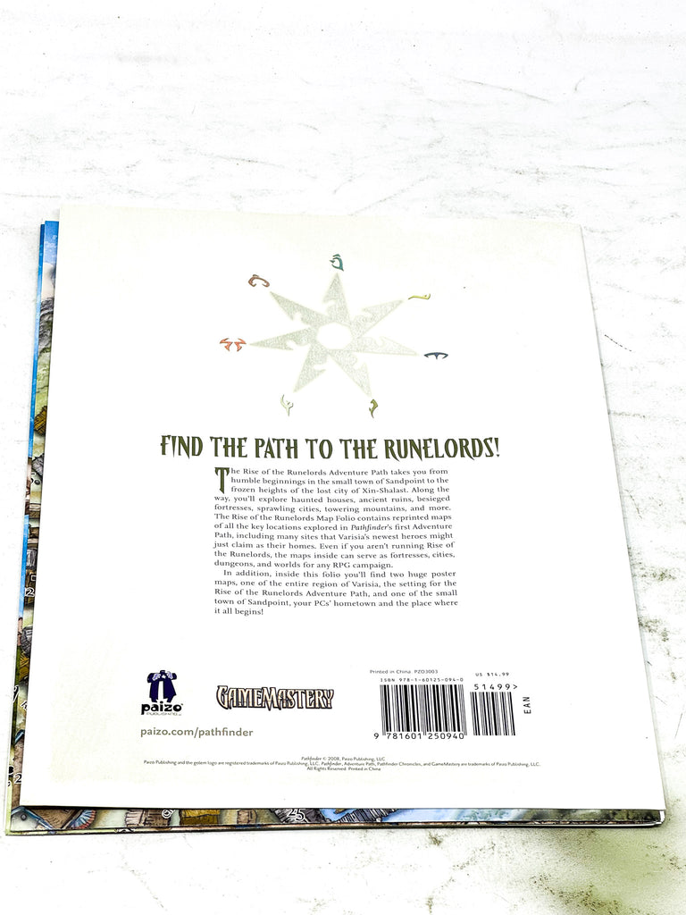 PATHFINDER - RISE OF THE RUNELORDS MAP FOLIO. VFN+ CONDITION. – The ...