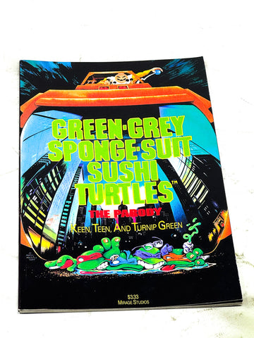 GREEN-GREY SPONGE-SUIT SUSHI TURTLES. VFN+ CONDITION.