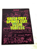 GREEN-GREY SPONGE-SUIT SUSHI TURTLES. VFN+ CONDITION.