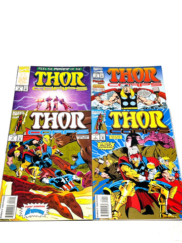 THOR CORPS #1-4. COMPLETE SET!