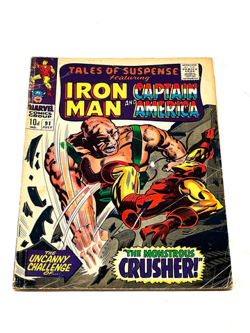 TALES OF SUSPENSE #91. GD+ CONDITION.