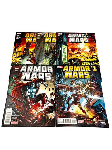 SECRET WARS - ARMOR WARS #1-5. COMPLETE SET! – The Unreality Store