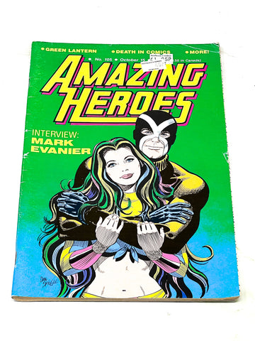 AMAZING HEROES #105. VG+ CONDITION