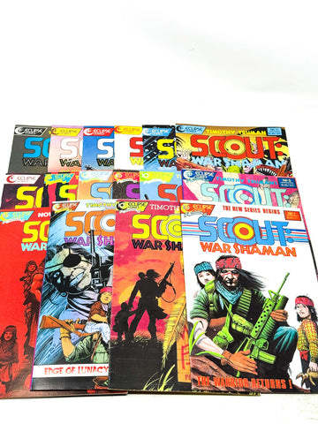 Scout - War Shaman #1-16. Eclipse Comics. 1988 & 1989