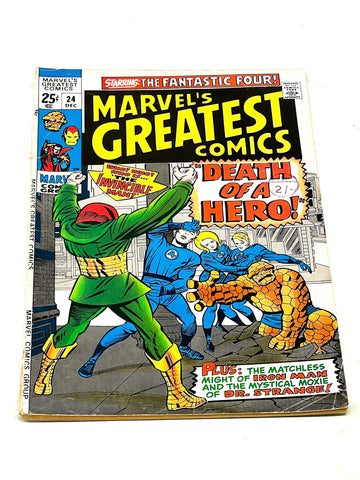 MARVEL'S GREATEST COMICS #24. GD CONDITION.