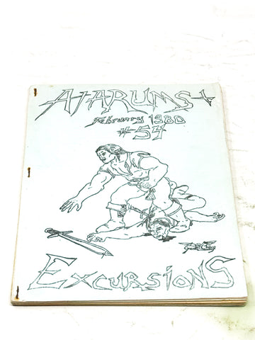 ALARUMS & EXCURSIONS FANZINE #54. VG+ CONDITION.