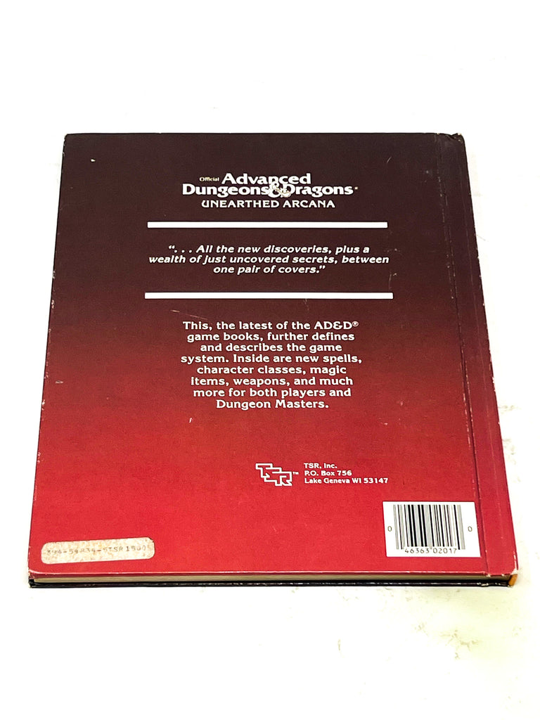 Unearthed Arcana – AD&D 1ère édition – TSR 2017 – 1985 – Bon état