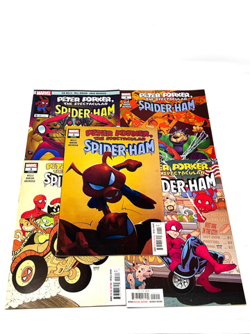 PETER PORKER THE SPECTACULAR SPIDER-HAM #1-5. COMPLETE SET!