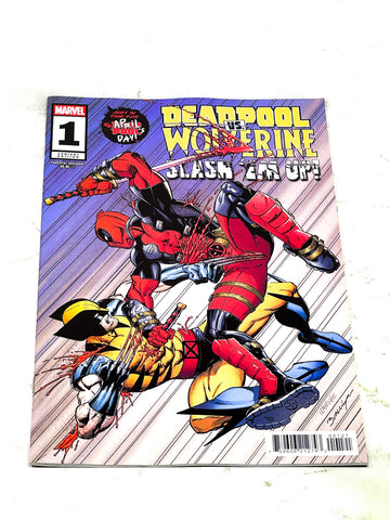 DEADPOOL VS WOLVERINE - SLASH 'EM UP #1. VARIANT COVER. NM- CONDITION.