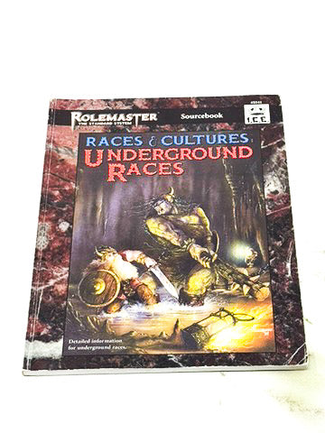 ROLEMASTER - UNDERGROUND RACES. FN CONDITION.