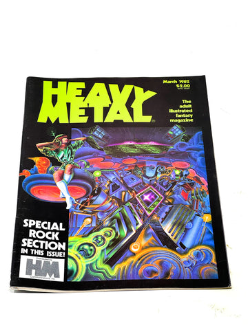 HEAVY METAL VOL.5 #12  - MARCH 1982. FN+ CONDITION.