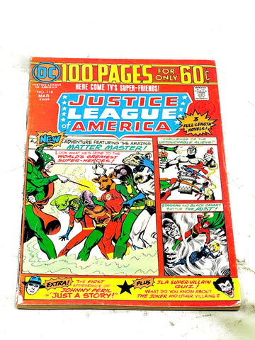 JUSTICE LEAGUE OF AMERICA #116. FN- CONDITION.