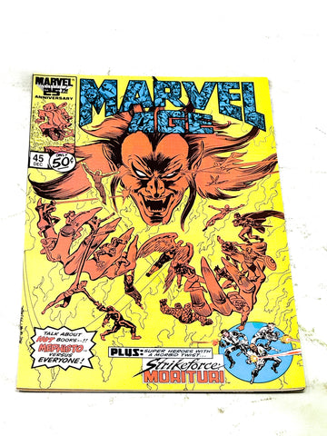 Marvel Age #45. Marvel Comics. 1986