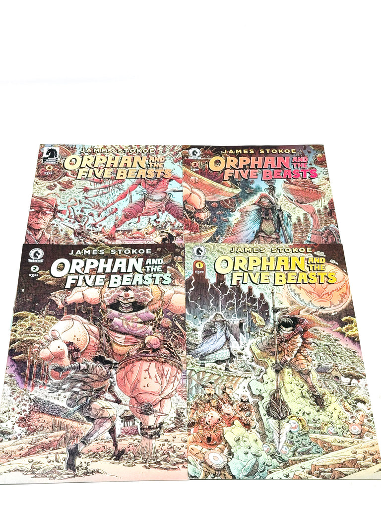 Orphan Full Collection ORPHAN AND THE FIVE BEASTS #1-4. COMPLETE SET. – The Unreality Store