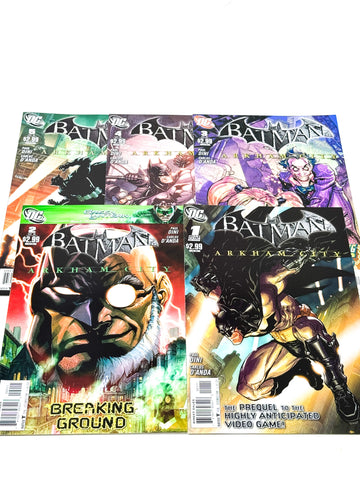 BATMAN - ARKHAM CITY #1-5. COMPLETE SET!