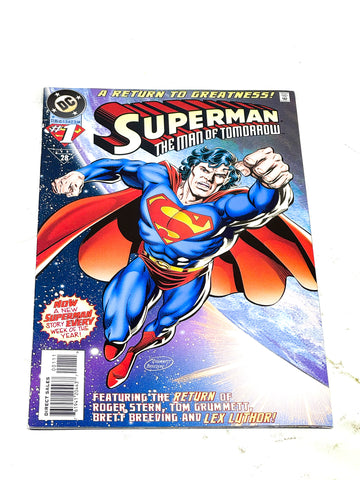 SUPERMAN - MAN OF TOMORROW #1. NM- CONDITION.