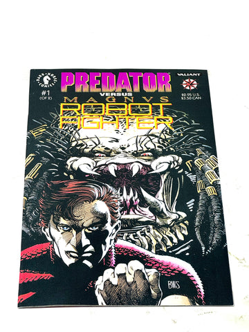 PREDATOR VS MAGNUS ROBOT FIGHTER #1. VFN+ CONDITION.