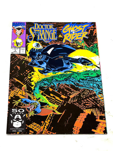 DOCTOR STRANGE & GHOST RIDER SPECIAL #1. VFN+ CONDITION.